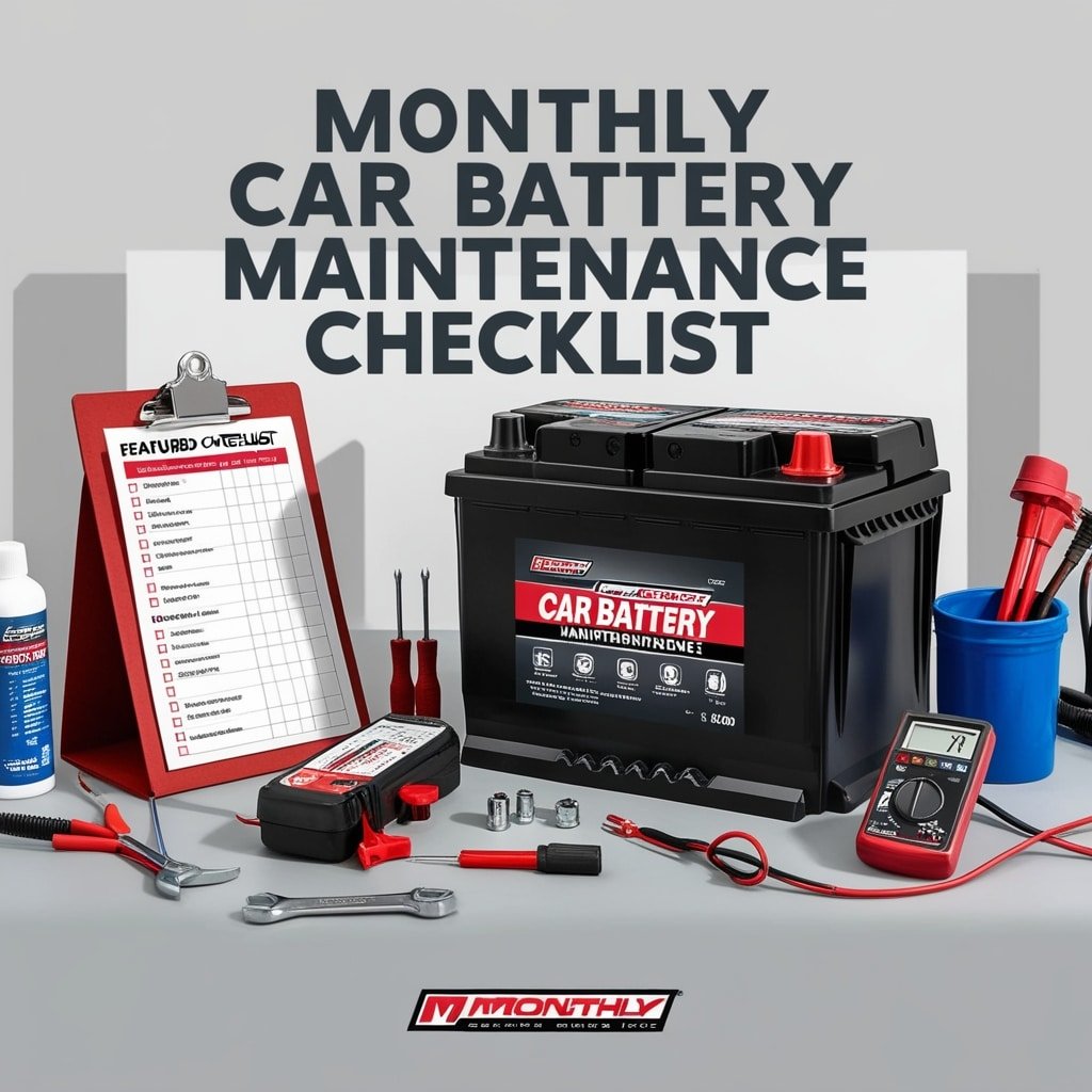 Monthly Car Battery Maintenance Checklist for Every Driver